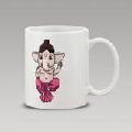 Pink Abstract Ganesh Mug
