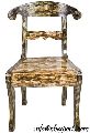 BONE INALID CHAIR IN ANTIQUE FINISH
