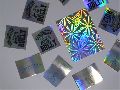 COLOURED METAL STICKERS