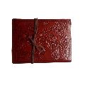 Floral Leather Diary