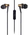 Sound One 007 Earphones With Mic gold