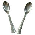 Silver Coated Plastic Spoons