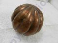 WOODEN HAND CARVE GOLDEN CHRISTMAS TREE BALL
