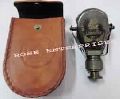Antique Brass Single Opera Binocular with Leather Case