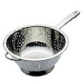 Stainless Steel Deep Colander with Wire Handle