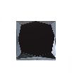 3.93 CTS OF 7.78X7.69X6.36 MM AA PRINCESS ( 1 PC ) LOOSE FANCY BLACK DIAMOND