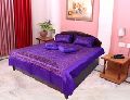 Silk Embroidery Girl Design Bed cover