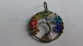 7 CHAKRA STONE TREE OF LIFE PENDANT