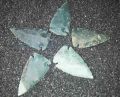 GREEN MICA 2 INCHES ARROWHEADS