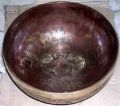 Tibetan Singing Bowl with Etching lord buddha