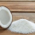 Natural White Powder high fat desiccated coconut