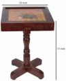 Indian Hand Painted Wooden Side Tables