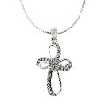 Cross Pendant Pave Crystals