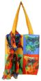 Faux Silk Dupion Pop Art Bag