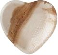 Heart Shaped Areca Leaf Plate