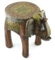 WOODEN STOOL ELEPHANT