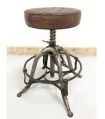 bar stool with leather seat