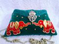 Zari Embroidery Clutch Purse