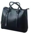 Black leather Evening Bag