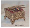 Metal Embroidered Jewelry Box