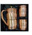 Luxury Copper Jug with 2 Glass