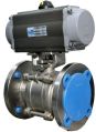 PNEUMATIC ACTUATOR OPERATED BALL VALVE FLANGED END 150#