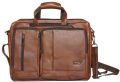 Brown Leather executive travel bag