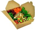 Plain Rectangular Brown corrugated paper food packaging box