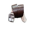 Collagen Bull embossed leather belt
