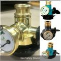 Yellow Red Green Chirag Brass Gas Safety Device