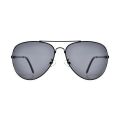 Dark Grey Aviator Sunglasses