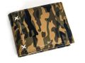 Mens Army Color Leather Wallet