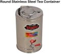 Round Stainless Steel Tea Container