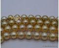 GOLDEN COLOR ROUND SHAPE SOUTH SEA 8 MM PEARL BEADS