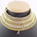 Gold Plated Indian Wedding Huge Artificial Necklace