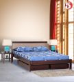 Queen Size Natriza Double Bed With Cushioned Headboard