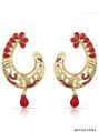 Stone Gold Plated Alloy Earring