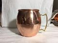 Moscow Mule Pure Copper Mug Smooth Finish.