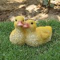 Floating (Pair of two) Yellow Ducks Garden Decor Statue