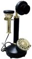 Antique brass and black colour phone
