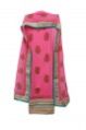 Pink Block Print Georgette Suit