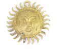 BRASS LORD SURYA WALL HANGING sculpture