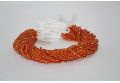 Carnelian Faceted Rondelle Beads Strand