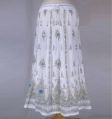 Beautiful lovely white skirt with sequins embroidery