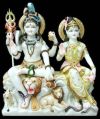 Shiva Family marble statue(murti)