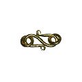 Gold Plated Sterling Silver Fishook Clasp