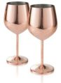 Copper Wine Glass Set