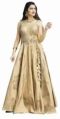 Silk Beige Color Gown