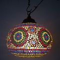 ceiling hanging Mosaic Glass Lamp