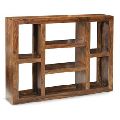 Sheesham Wood Cube Display Bookcase
